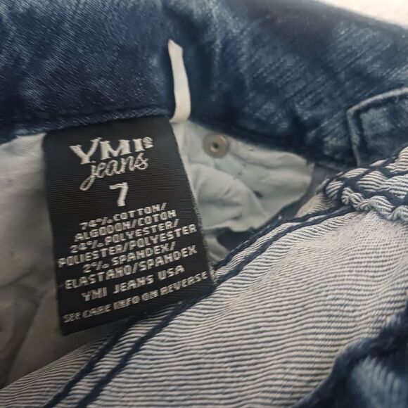 YMI blue flare leg jeans size 7 - Picture 10 of 10